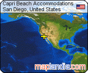 Capri Beach Accommodations satellite map