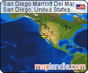 San Diego Marriott Del Mar satellite map