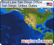 Boyd Law San Diego Office satellite map
