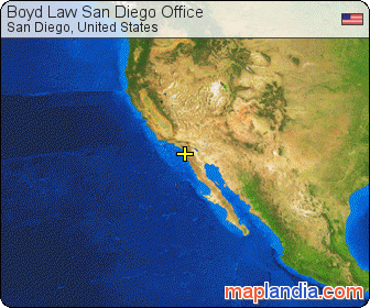Boyd Law San Diego Office satellite map