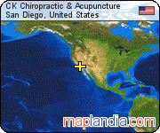 CK Chiropractic & Acupuncture satellite map