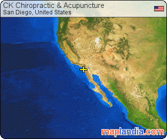 CK Chiropractic & Acupuncture satellite map