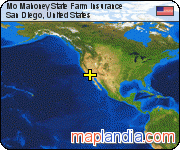 Mo Mahoney State Farm Insurance satellite map