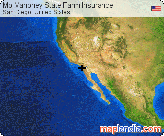 Mo Mahoney State Farm Insurance satellite map