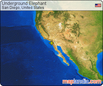 Underground Elephant satellite map