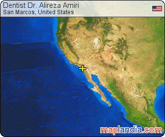 Dentist Dr. Alireza Amiri satellite map