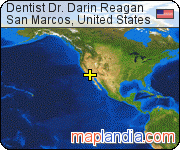 Dentist Dr. Darin Reagan satellite map