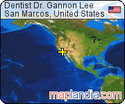 Dentist Dr. Gannon Lee satellite map