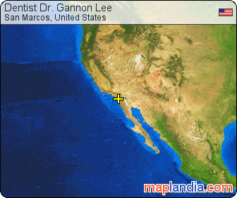 Dentist Dr. Gannon Lee satellite map