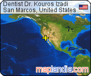Dentist Dr. Kouros Izadi satellite map