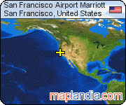 San Francisco Airport Marriott satellite map