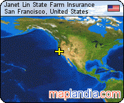 Janet Lin State Farm Insurance satellite map