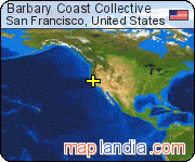 Barbary Coast Collective satellite map