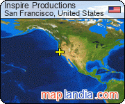 Inspire Productions satellite map