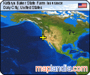 Kathryn Baker State Farm Insurance satellite map
