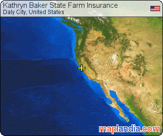 Kathryn Baker State Farm Insurance satellite map
