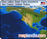 Gina Vallee State Farm Insurance satellite map