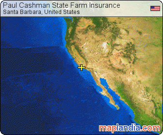 Paul Cashman State Farm Insurance satellite map