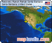 Recovery Ranch Rehab Santa Barbara satellite map