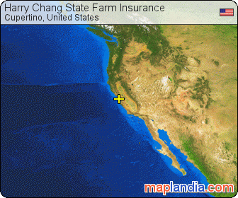 Harry Chang State Farm Insurance satellite map