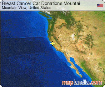 Breast Cancer Car Donations Mountai satellite map