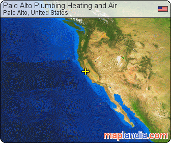 Palo Alto Plumbing Heating and Air satellite map