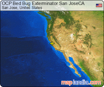 OCP Bed Bug Exterminator San JoseCA satellite map