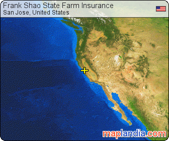 Frank Shao State Farm Insurance satellite map