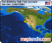 Paul Middleton State Farm Insurance satellite map