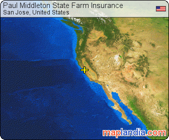Paul Middleton State Farm Insurance satellite map