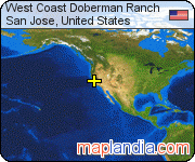 West Coast Doberman Ranch satellite map