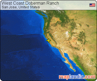 West Coast Doberman Ranch satellite map