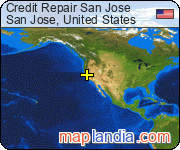 Credit Repair San Jose satellite map