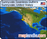 Sunnyvale Seamless Gutters satellite map