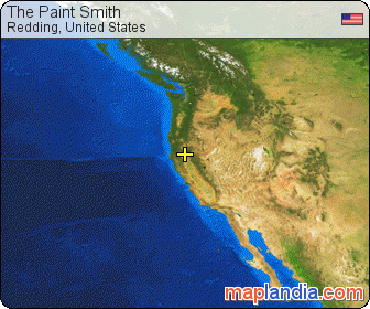 The Paint Smith satellite map