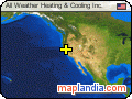 All Weather Heating & Cooling Inc. satellite map