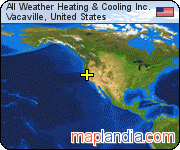 All Weather Heating & Cooling Inc. satellite map