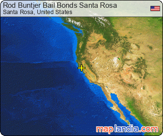 Rod Buntjer Bail Bonds Santa Rosa satellite map