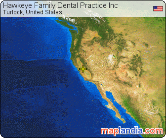 Hawkeye Family Dental Practice Inc satellite map