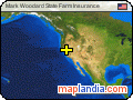 Mark Woodard State Farm Insurance satellite map
