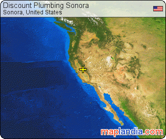 Discount Plumbing Sonora satellite map