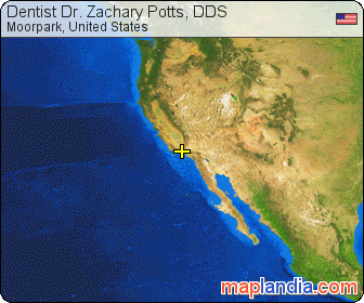 Dentist Dr. Zachary Potts, DDS satellite map
