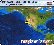 Tom Waddell State Farm Insurance satellite map