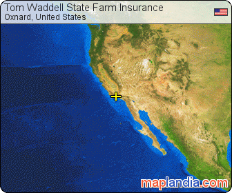 Tom Waddell State Farm Insurance satellite map