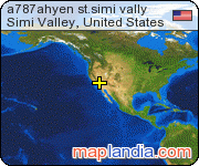 a787ahyen st.simi vally satellite map