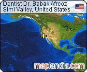 Dentist Dr. Babak Afrooz satellite map