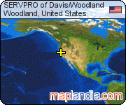 SERVPRO of Davis/Woodland satellite map