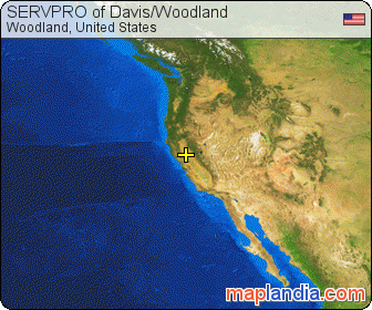 SERVPRO of Davis/Woodland satellite map