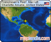 Frenchman's Reef  Marriott satellite map