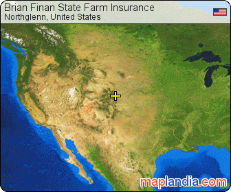 Brian Finan State Farm Insurance satellite map